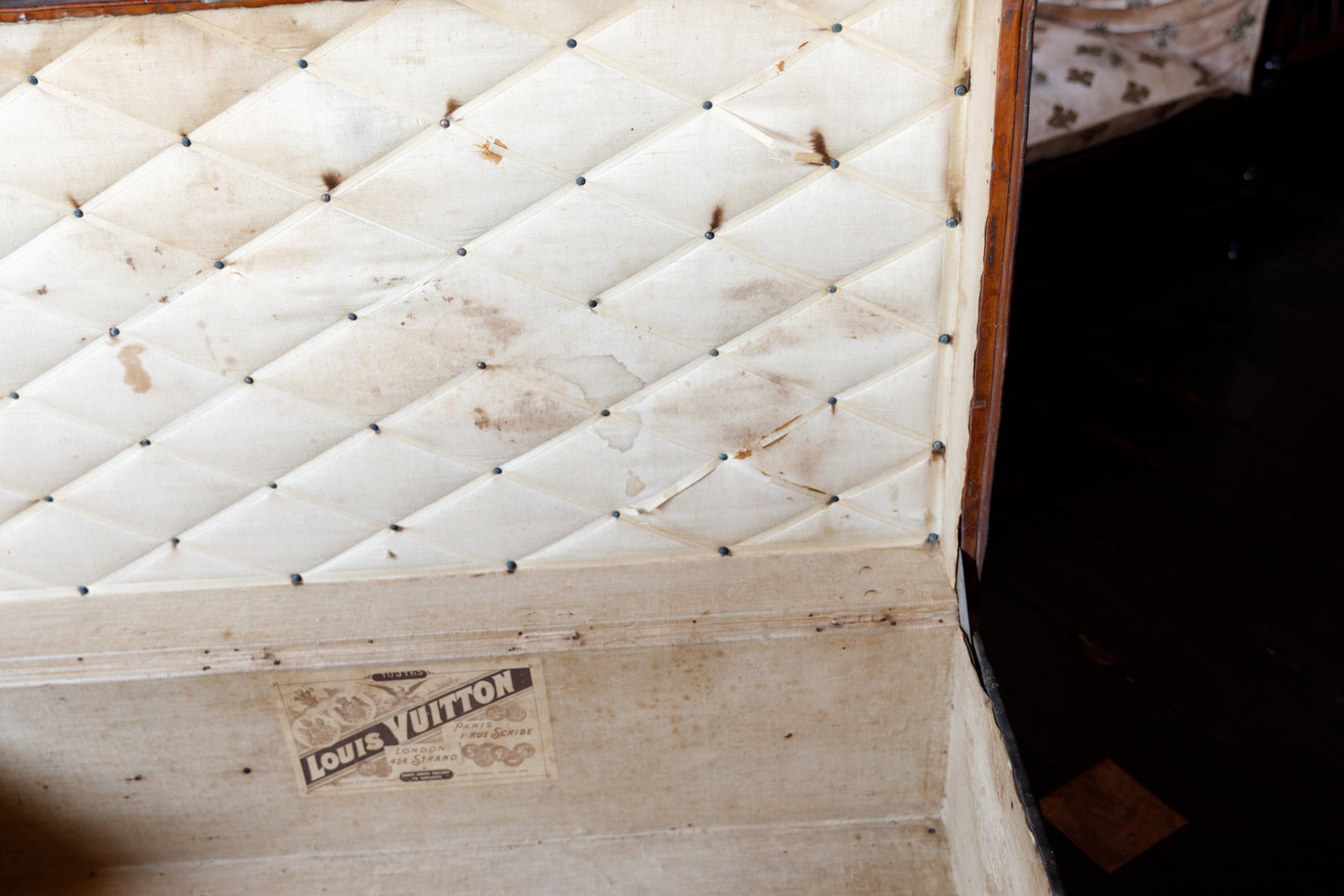 Louis Vuitton / ルイ・ヴィトン ダミエ アンティーク スチーマートランク 1896年