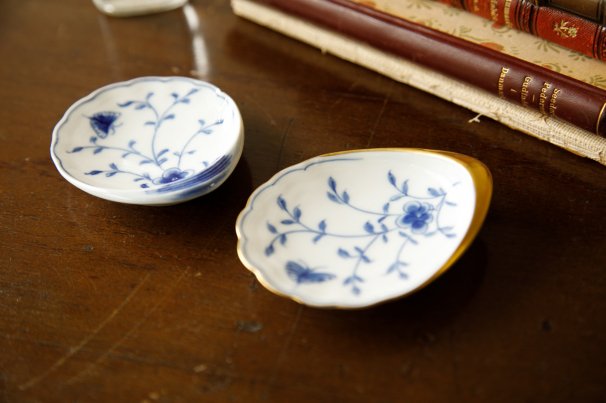 バタフライ オイスターパッド豆皿2枚セット