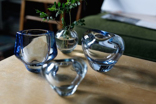 フラワーベース・花瓶 ハートS Holmegaard/ホルムガード