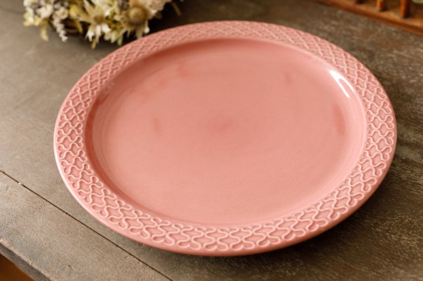クイストゴー Cordial Palet(コーディアル パレット)ピンク 大皿29cm