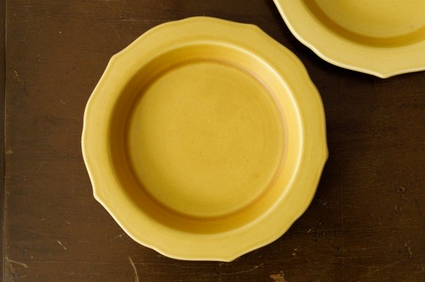 Aluminia(アルミニア/ロイヤルコペンハーゲン)イエロー プレート16.5cm