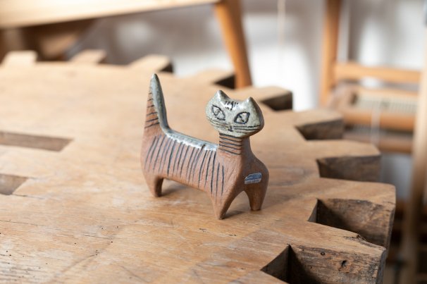 Lisa Larson (リサラーソン) Lilla Zoo ネコの置き物