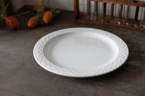 クイストゴー Cordial Palet(コーディアル パレット)ホワイト 23.5cm プレート