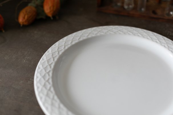 クイストゴー Cordial Palet(コーディアル パレット)ホワイト 23.5cm プレート
