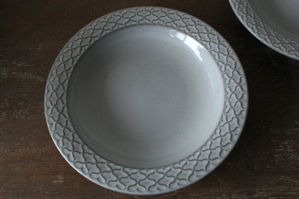 Quistgaard クイストゴー Cordial(コーディアル )グレー 21cm 深皿 2枚セット