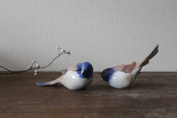 ビング・オー・グレンダール (B&G) 鳥のフィギュリン シジュウカラ科 セット