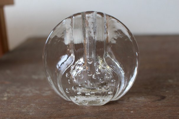 ドイツ georgshutte ヴィンテージ ガラスベースセット