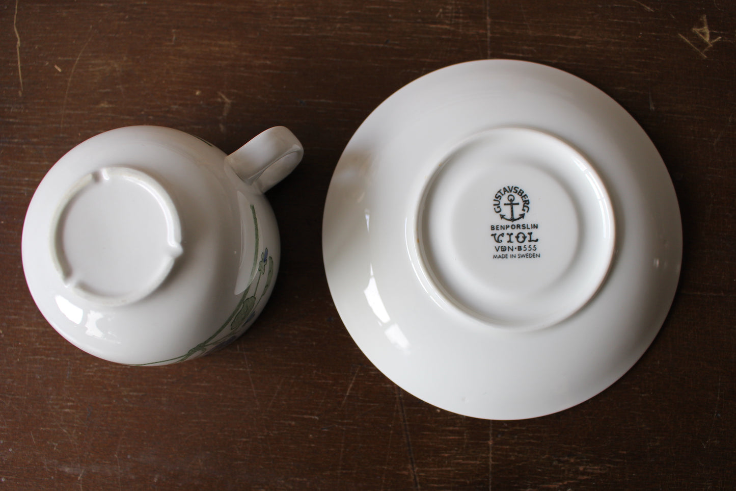 グスタフスベリ/GUSTAVSBERG ヴィオラ/Viol カップ&ソーサー②