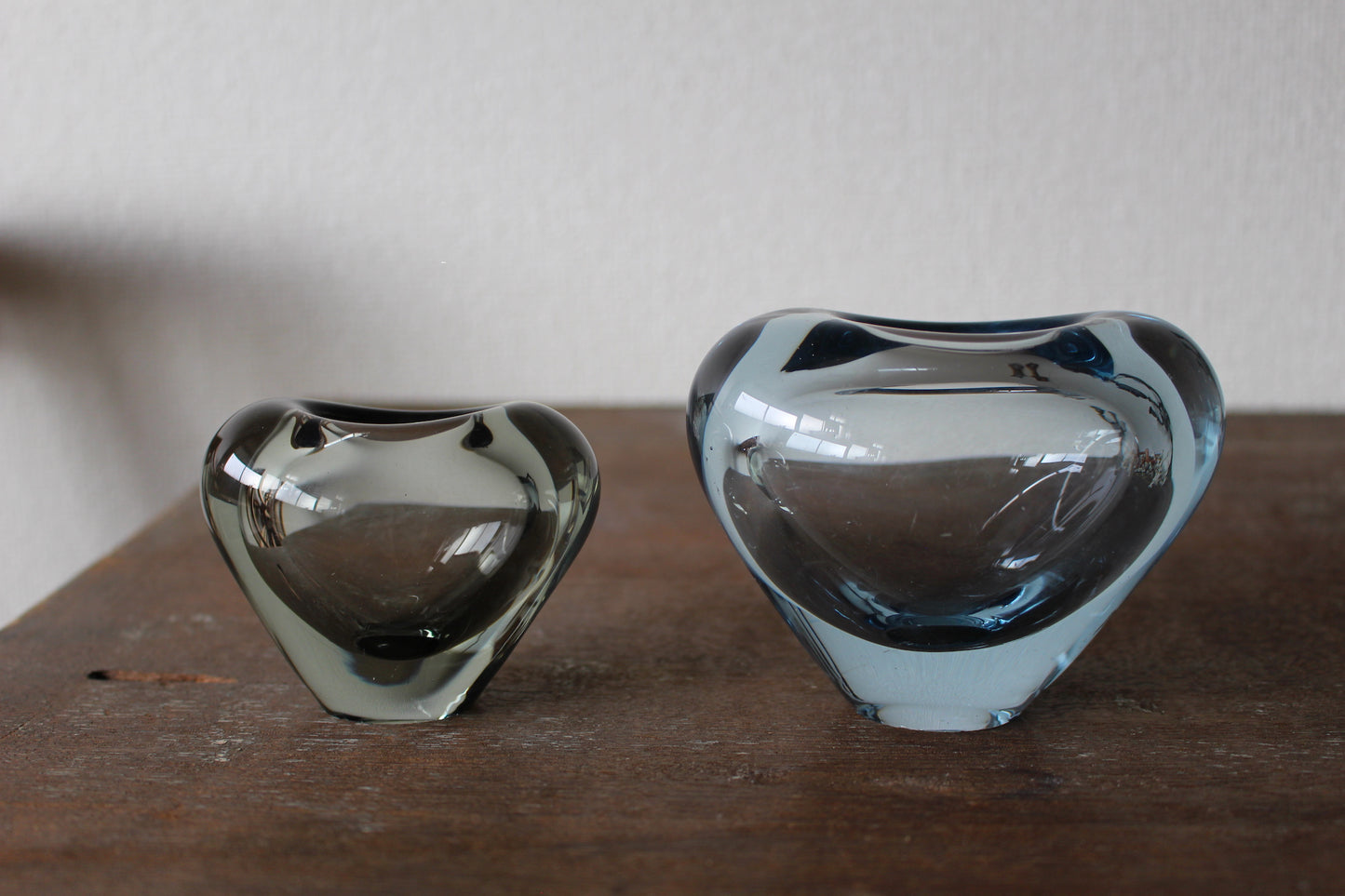 Holmegaard/ホルムガード フラワーベース・花瓶 ハートS グレー