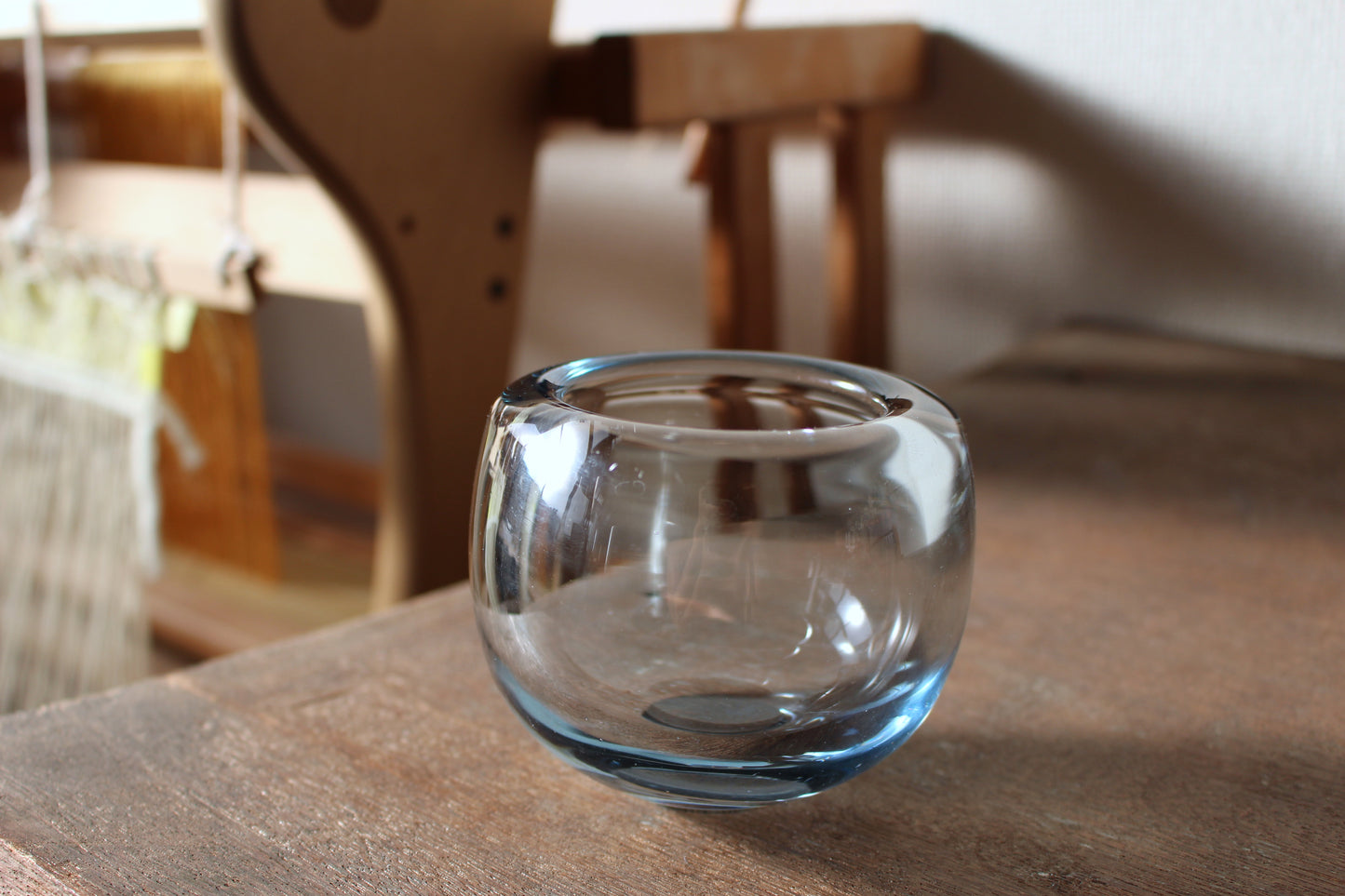 ホルムガード/ Holmegaard キャンドルホルダー・フラワーベース アクアブルー