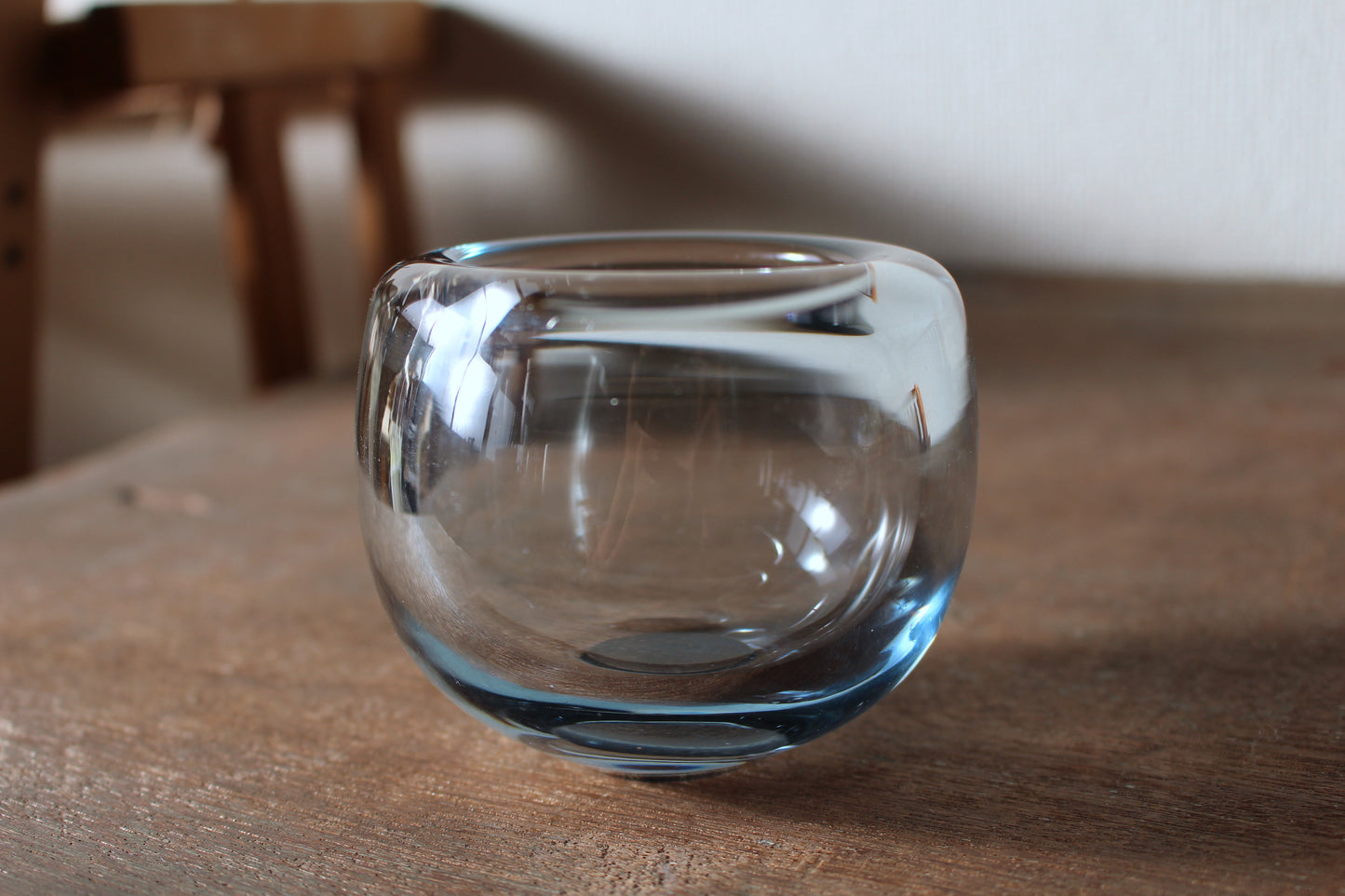ホルムガード/ Holmegaard キャンドルホルダー・フラワーベース アクアブルー