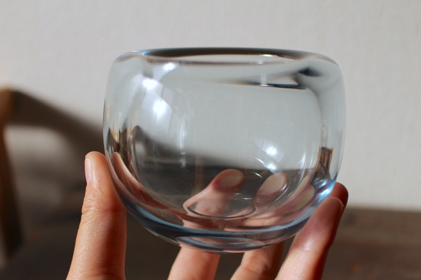 ホルムガード/ Holmegaard キャンドルホルダー・フラワーベース アクアブルー