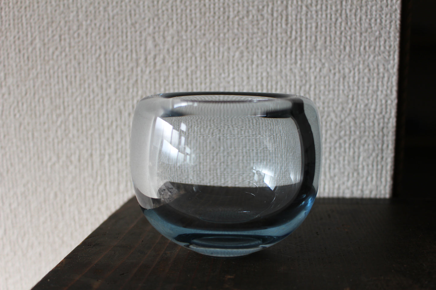 ホルムガード/ Holmegaard キャンドルホルダー・フラワーベース アクアブルー