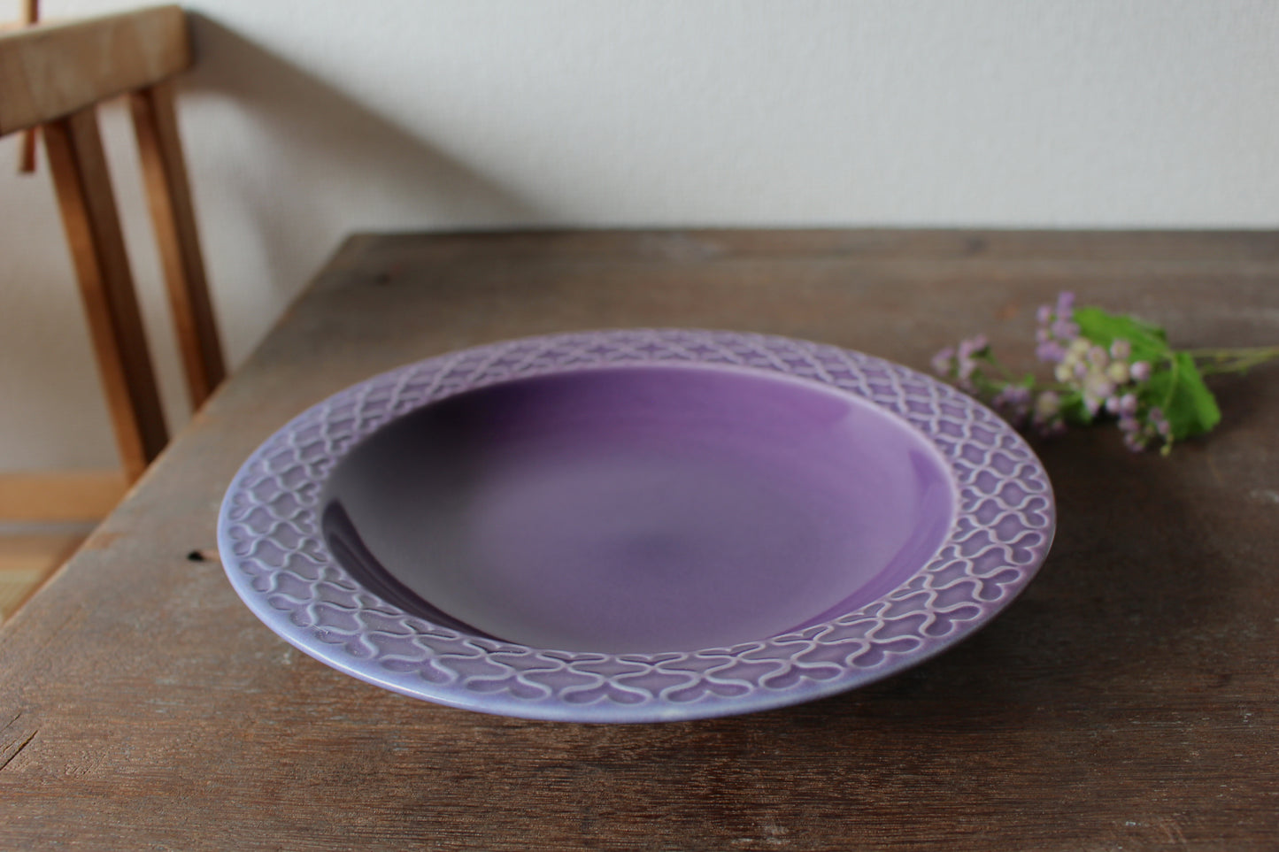 クイストゴー Cordial Palet(コーディアル パレット)パープル 深皿・スープボウル 21.5cm