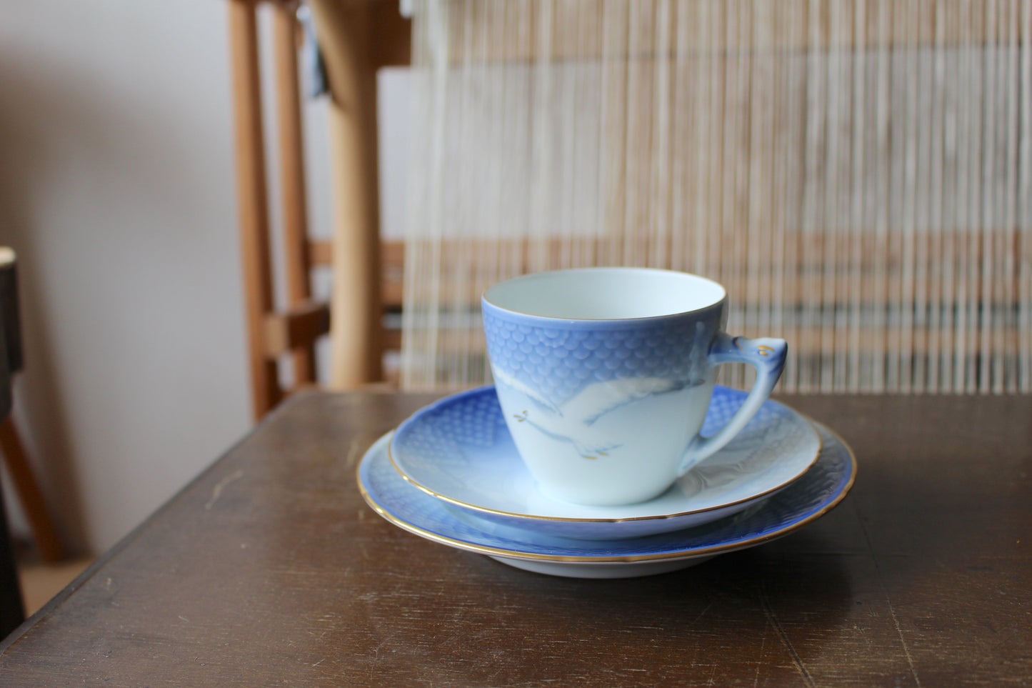 ビングオーグレンダール B&G/ シーガル カップ&ソーサー&ケーキプレート 3点トリオ No.2