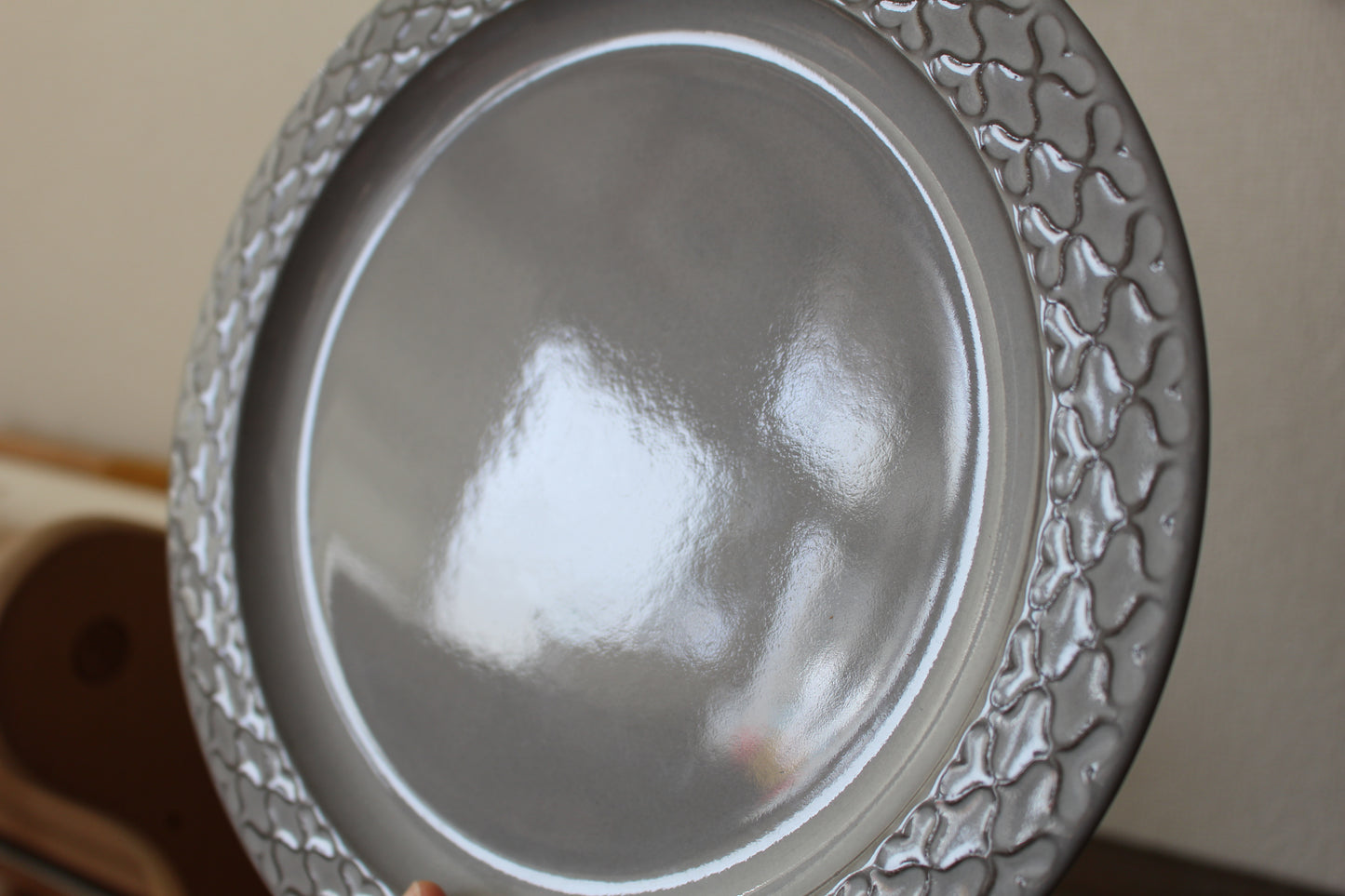 Quistgaard クイストゴー Cordial(コーディアル )グレー 24cm ディナープレート①