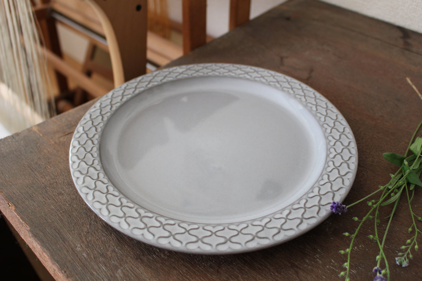 Quistgaard クイストゴー Cordial(コーディアル )グレー 24cm ディナープレート①