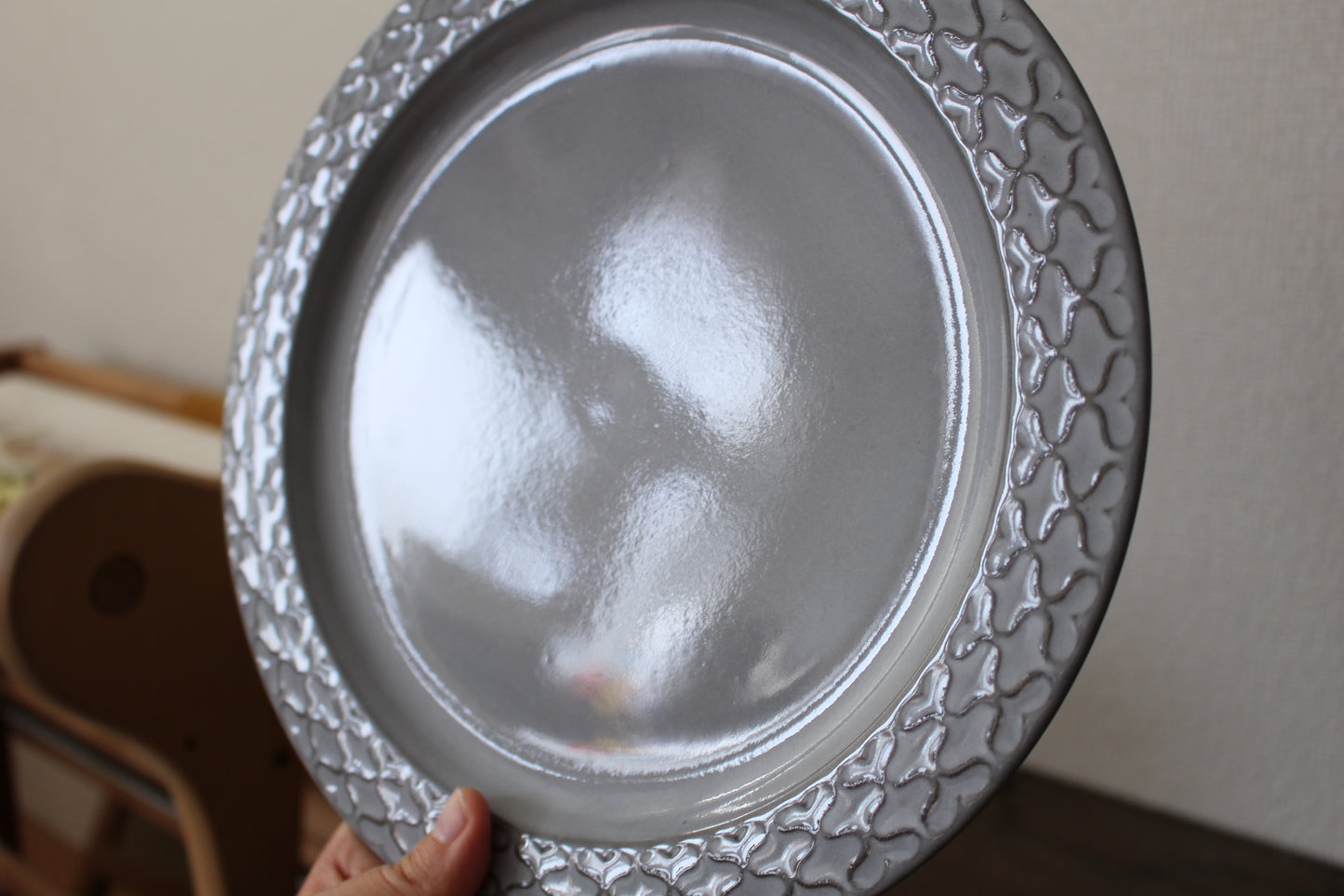 Quistgaard クイストゴー Cordial(コーディアル )グレー 24cm ディナープレート②