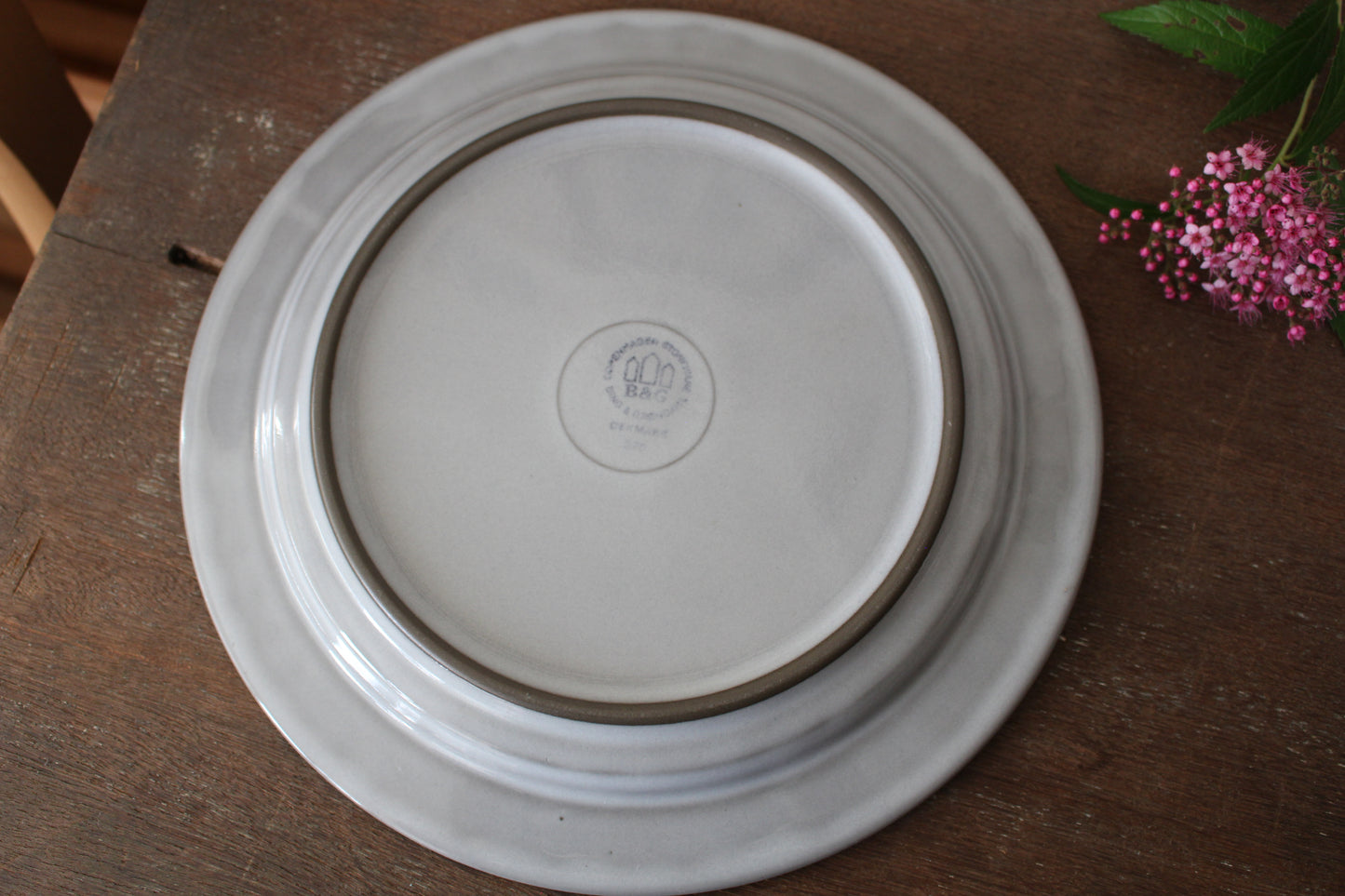 Quistgaard クイストゴー Cordial(コーディアル )グレー 24cm ディナープレート②