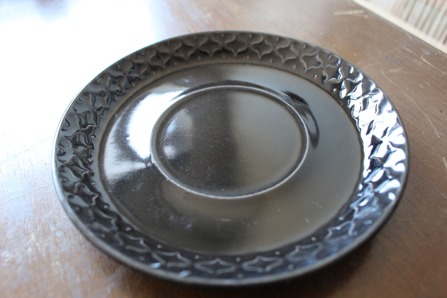 Cordial Palet(コーディアル パレット)ブラック トリオセット カップ&ソーサー &ケーキプレート