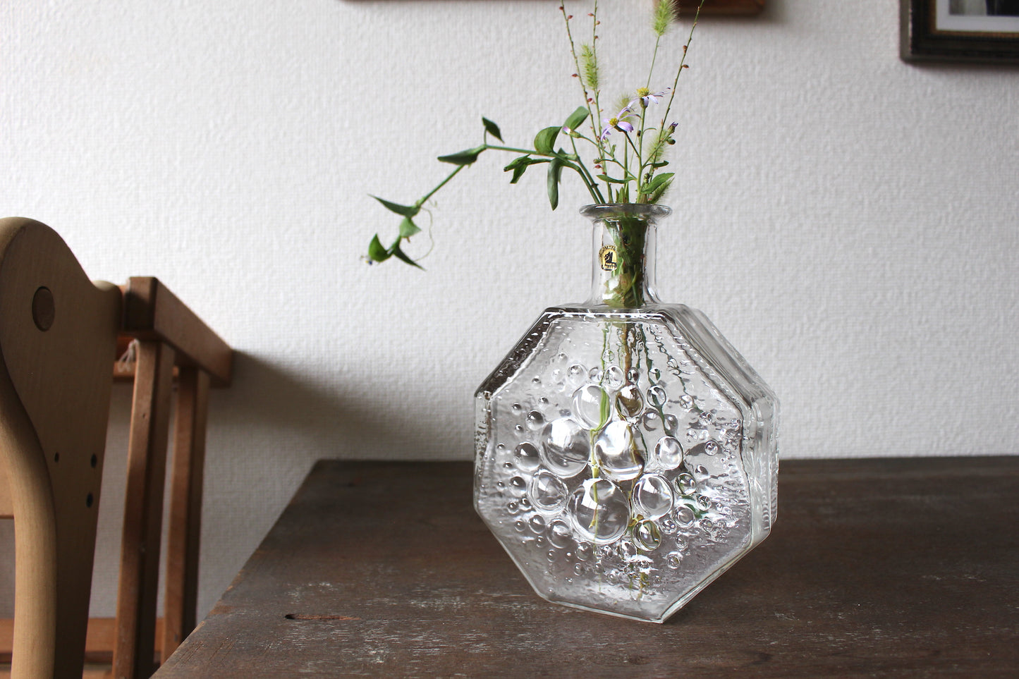 Riihimaen Lasi (リーヒマエン・ラシ) Stella Polaris/ステラ・ポラリス クリア ガラスボトル・ガラスフラワーベース