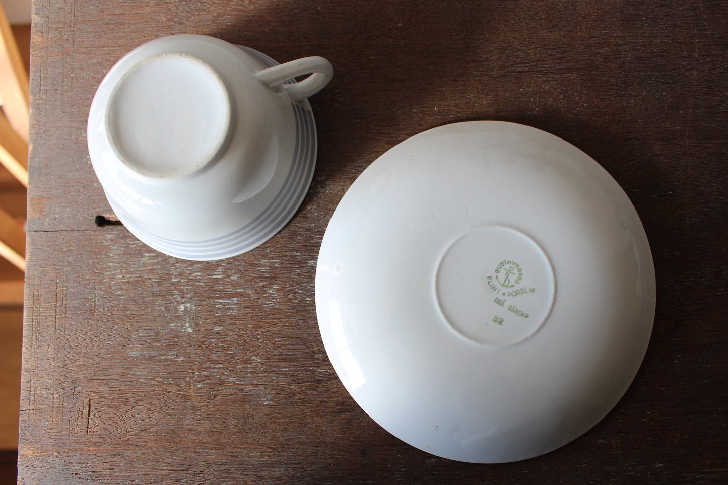 グスタフスベリ/GUSTAVSBERG グラランダー/Gra Rander カップ&ソーサー
