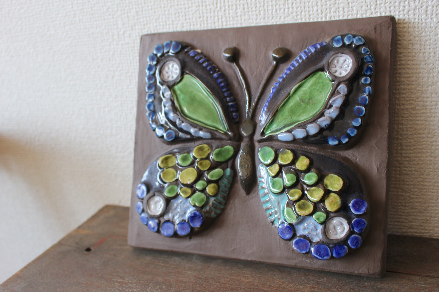 Jie Gantofta (ジイガントフタ) バタフライ・蝶 陶板