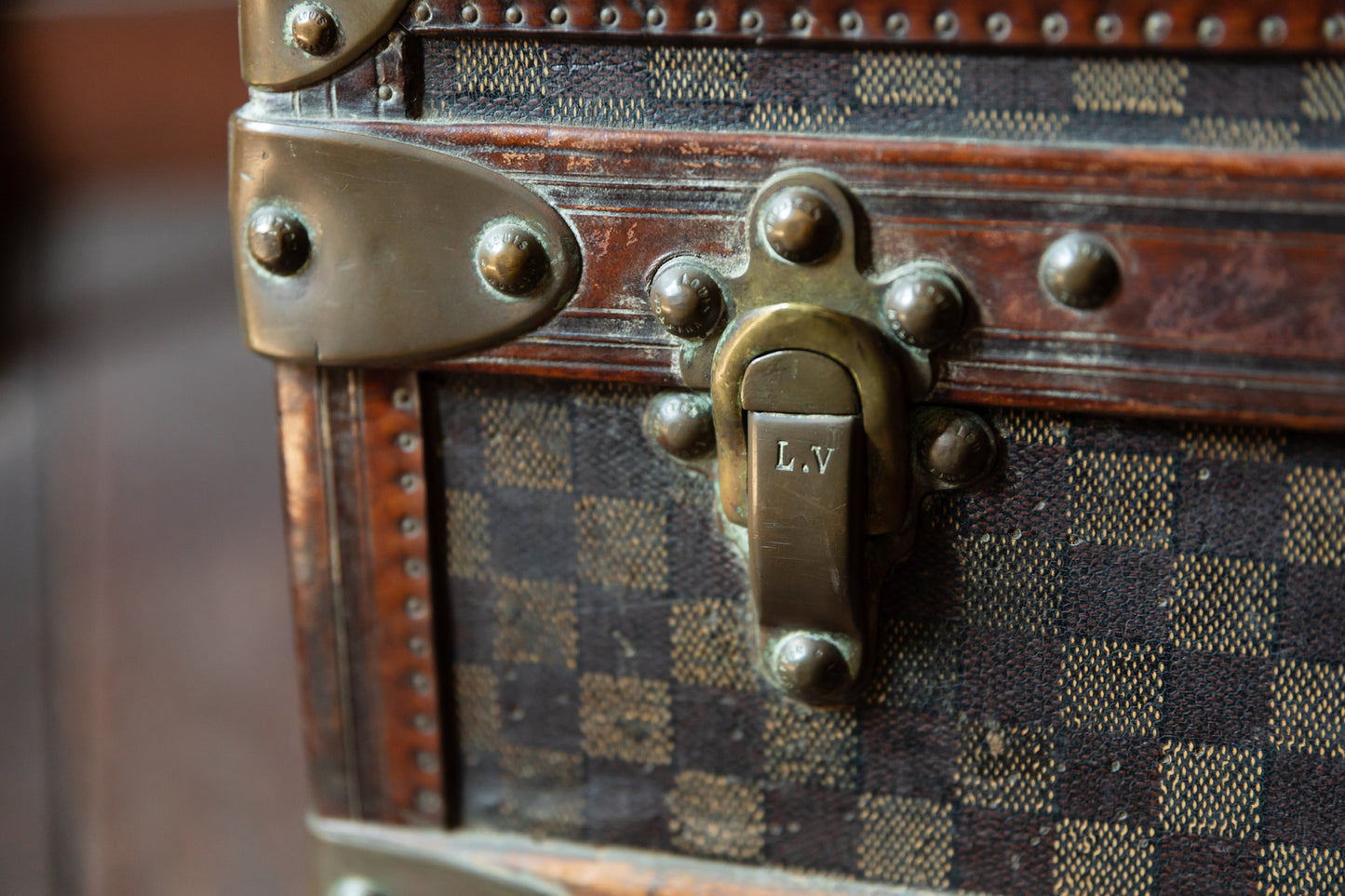 Louis Vuitton / ルイ・ヴィトン ダミエ アンティーク スチーマートランク 1896年