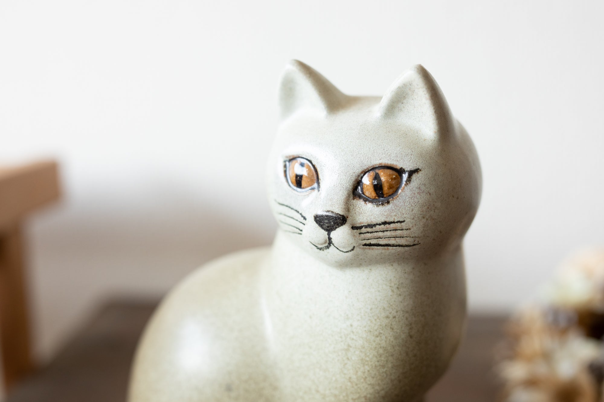 Lisa Larson/UNIK陶板(リサ・ラーソン/ユニーク陶板/ネコ/猫） - 置物