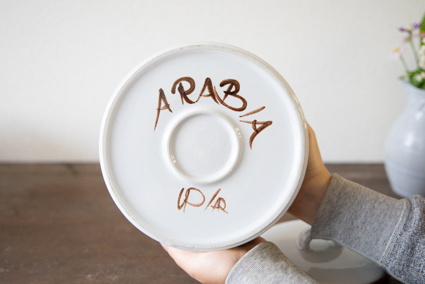 ARABIA(アラビア）Rosmarin（ロスマリン）蓋付きチューリン・スープボウル　Lサイズ