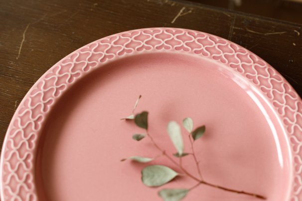 クイストゴー Cordial Palet（コーディアル パレット）ピンク 24cm ディナープレート