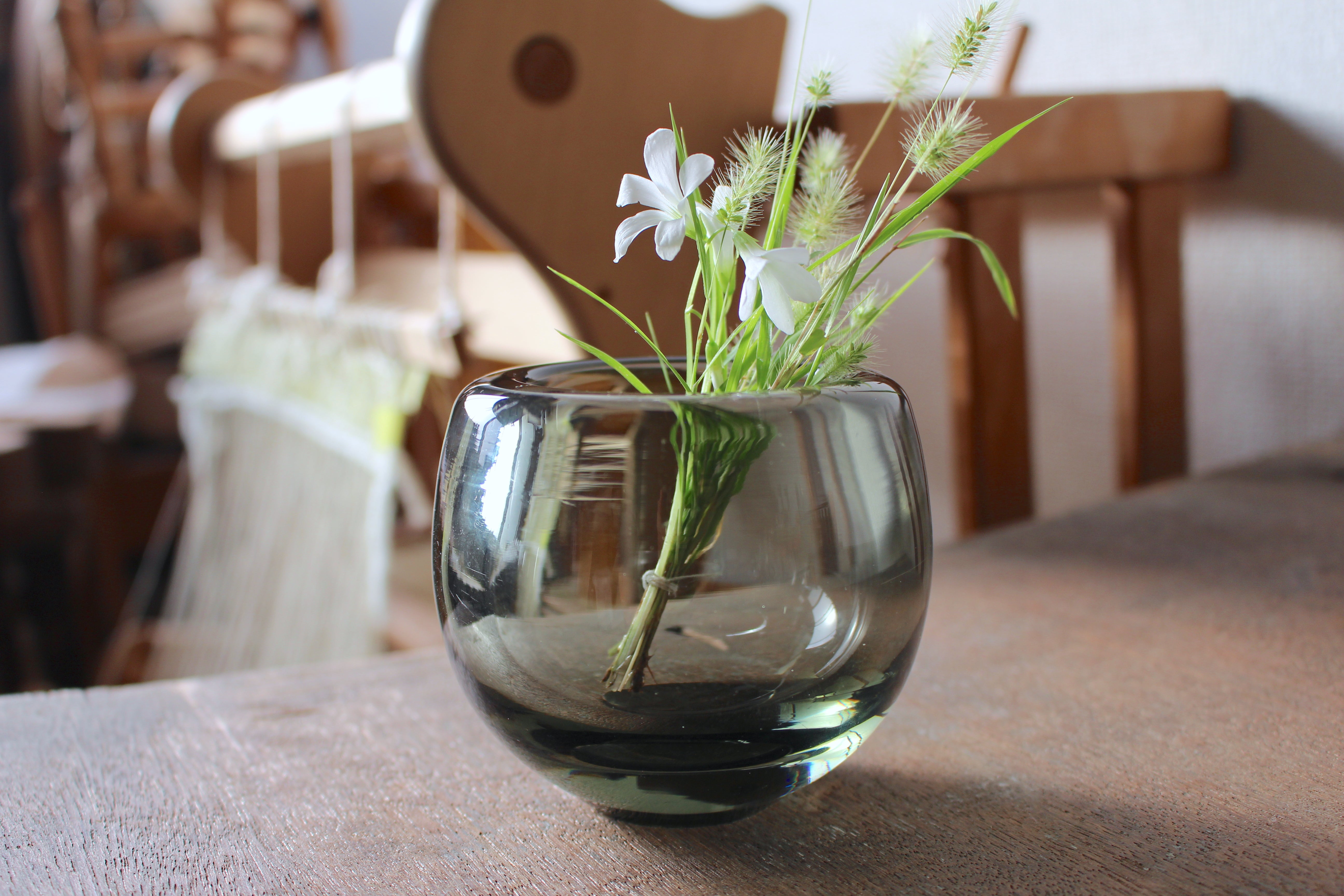 Holmegaard ホルムガード ヴィンテージ花器 ホルムガード ペアルトケン ガラス花瓶 北欧ヴィンテージ