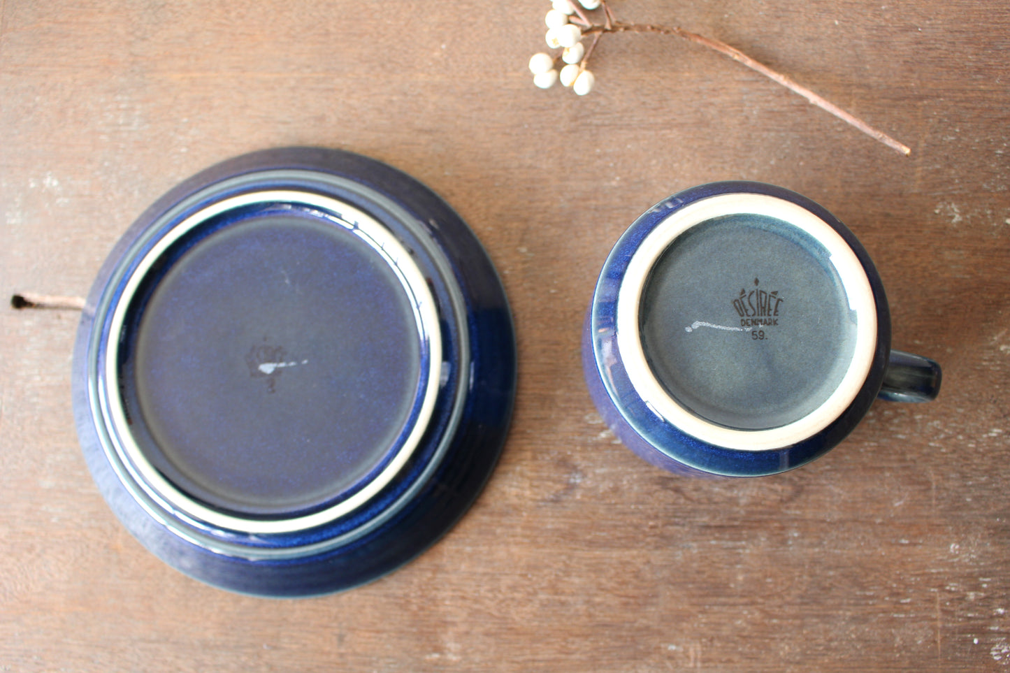 デシレ/ Desiree  ヴェスタハウ/ Vesterhav  ブルー  ティーカップ＆ソーサー②