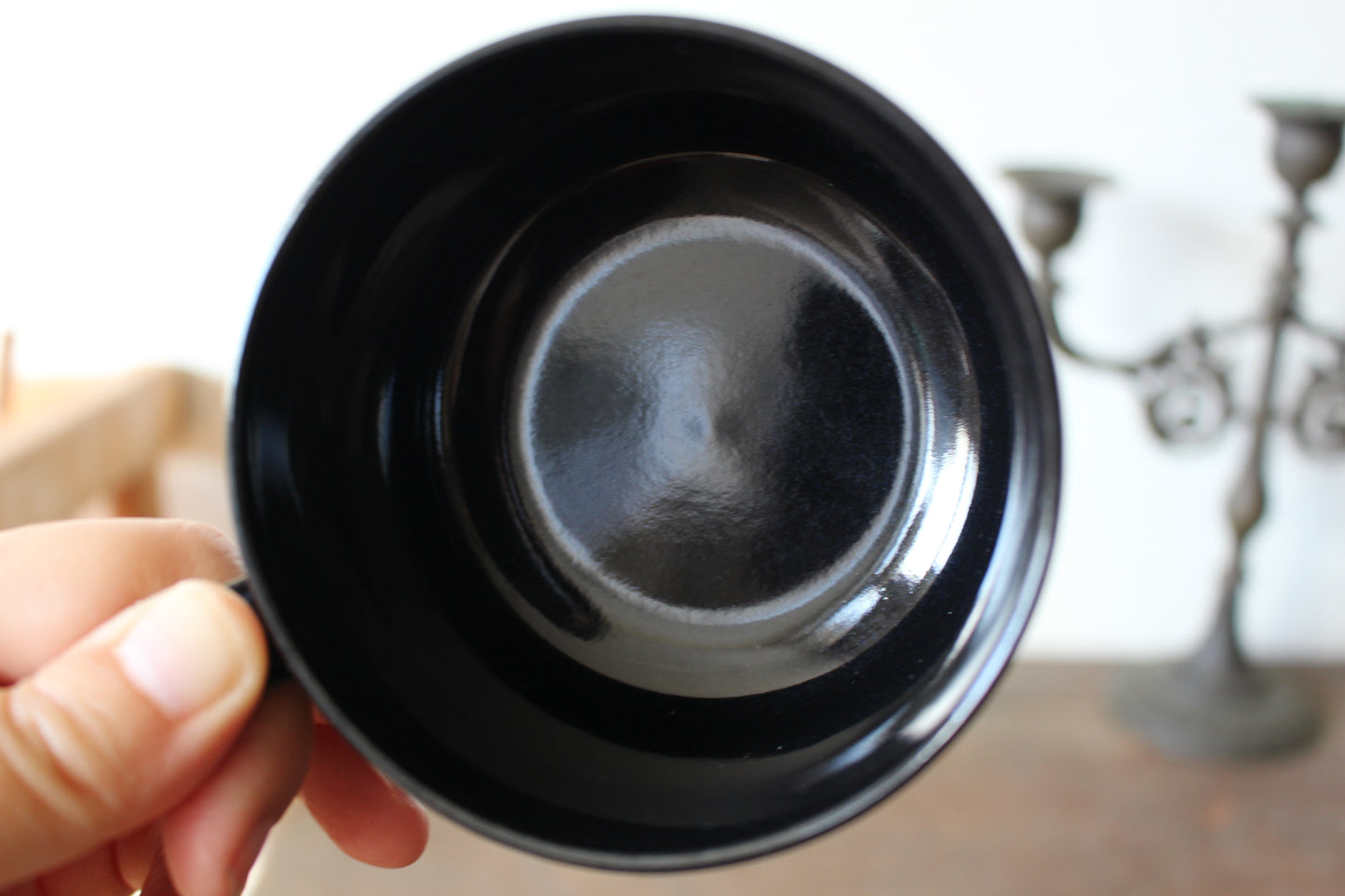 Cordial Palet（コーディアル パレット）ブラック トリオセット　カップ＆ソーサー &ケーキプレート