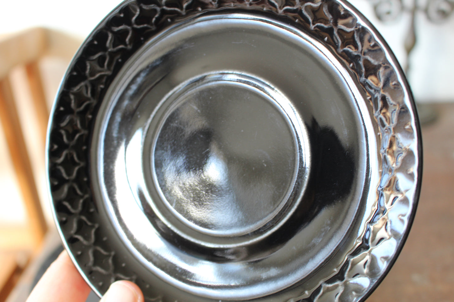 Cordial Palet（コーディアル パレット）ブラック トリオセット　カップ＆ソーサー &ケーキプレート