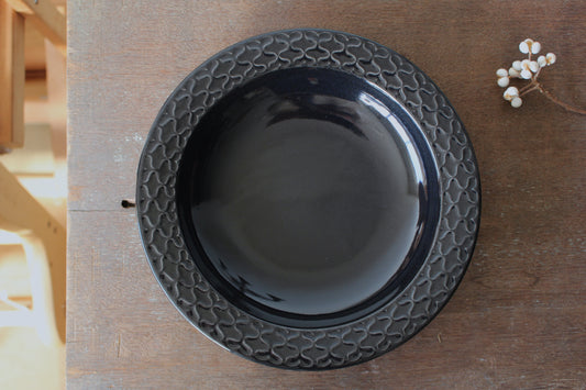 クイストゴー　Cordial Palet（コーディアル　パレット）ブラック　深皿・スープボウル　21.5cm