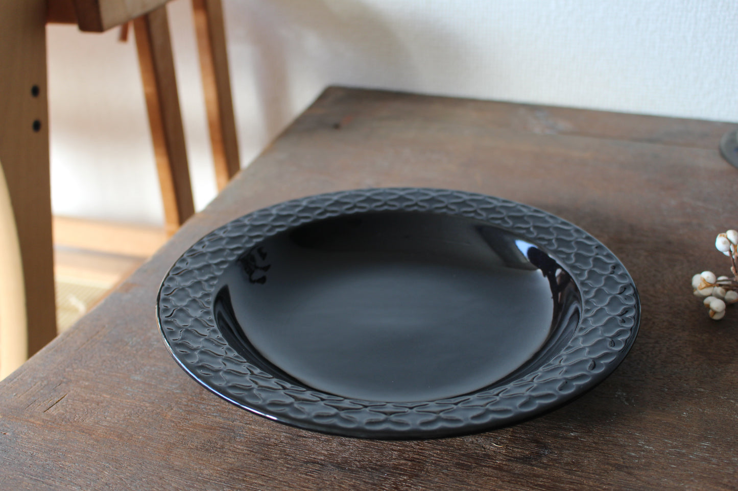 クイストゴー　Cordial Palet（コーディアル　パレット）ブラック　深皿・スープボウル　21.5cm