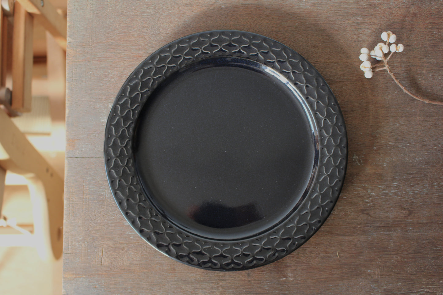 クイストゴー　Cordial Palet（コーディアル　パレット）ブラック　プレート　21cm