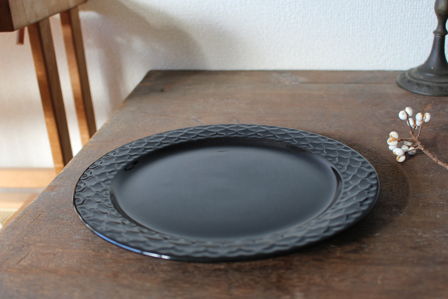 クイストゴー　Cordial Palet（コーディアル　パレット）ブラック　プレート　21cm