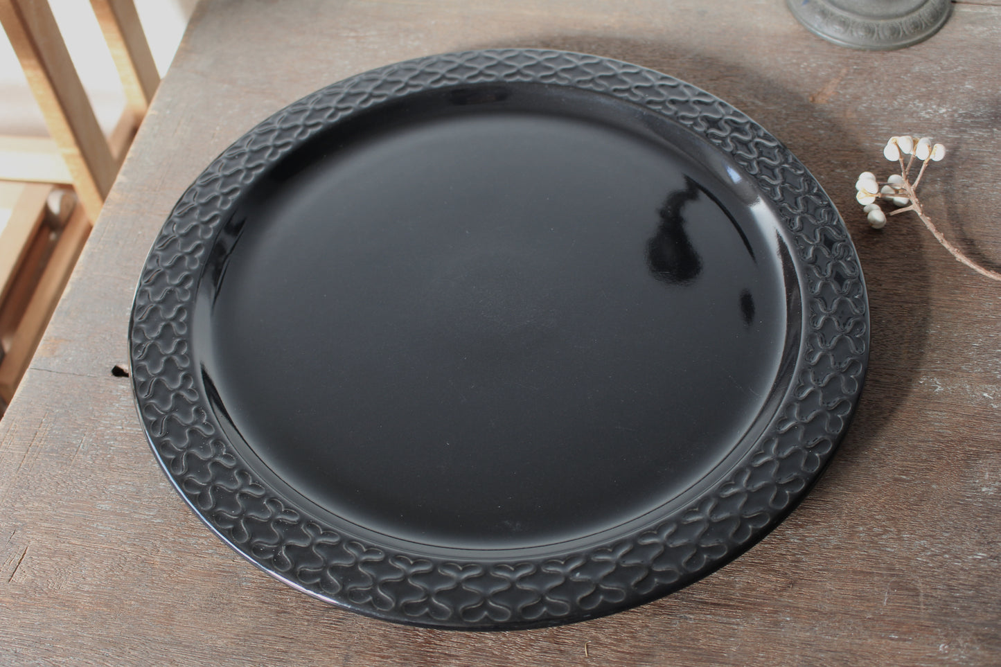 クイストゴー Cordial Palet（コーディアル パレット）ブラック 大皿29cm