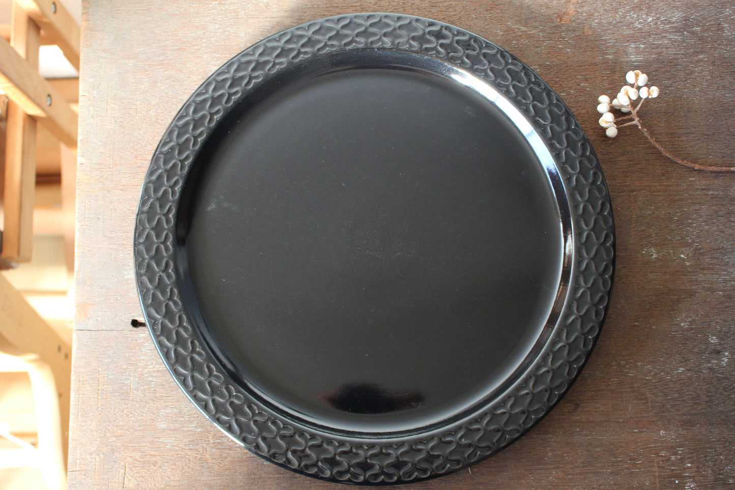 クイストゴー Cordial Palet（コーディアル パレット）ブラック 大皿29cm