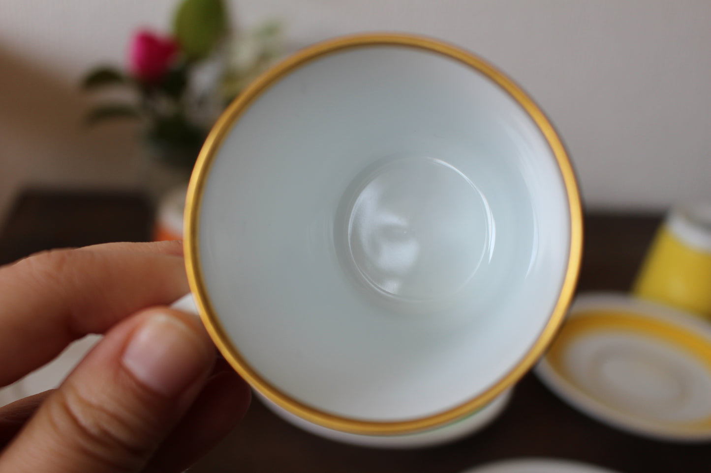 ロイヤルコペンハーゲン デミタスカップ&ソーサー 7色セット