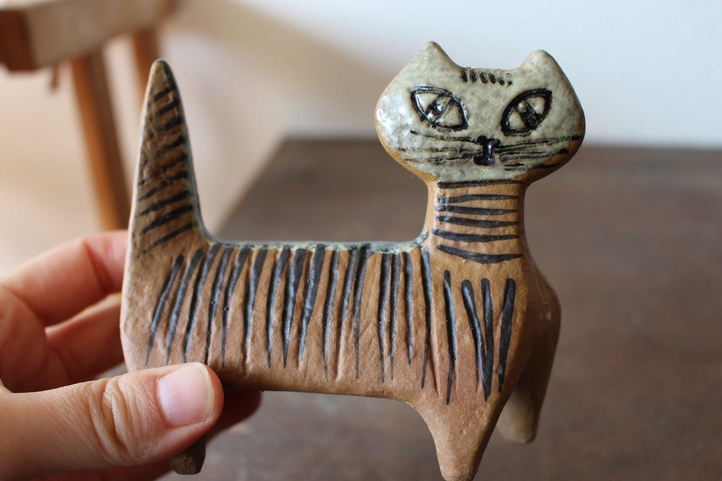 Lisa Larson (リサラーソン) Lilla Zoo katt ネコの置き物