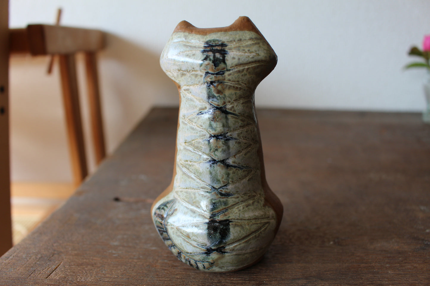 Lisa Larson (リサラーソン) Lilla Zoo katt ネコの置き物　お座りした猫