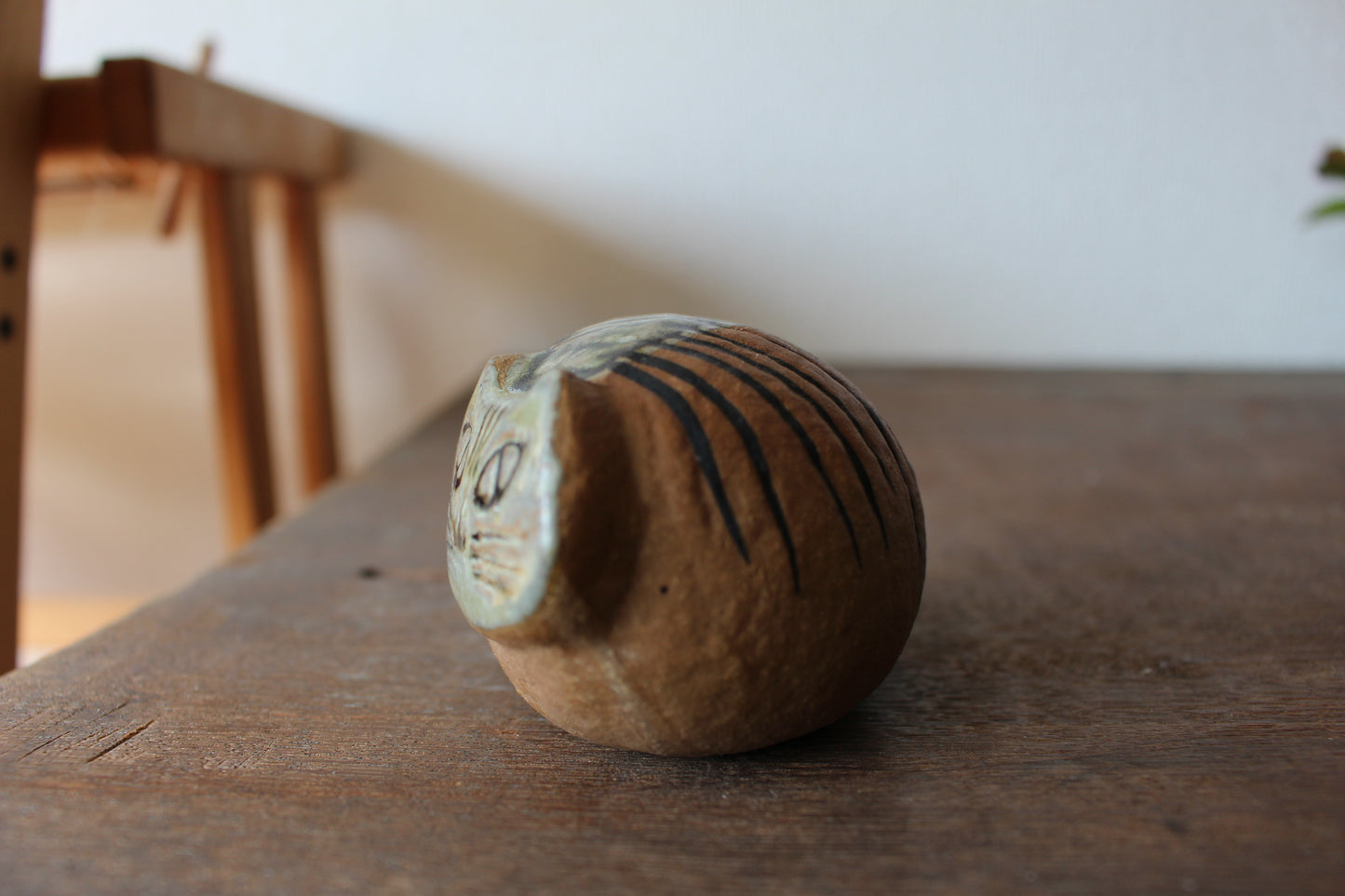 Lisa Larson (リサラーソン) Lilla Zoo katt ネコの置き物　丸まった猫