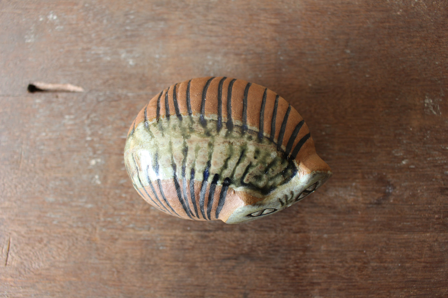 Lisa Larson (リサラーソン) Lilla Zoo katt ネコの置き物　丸まった猫