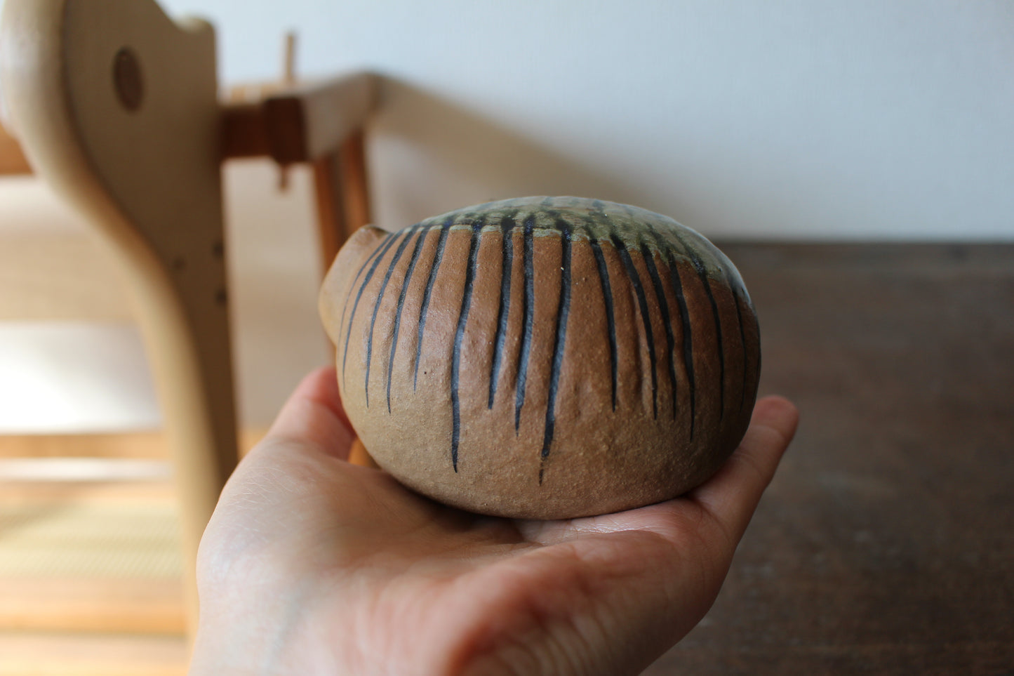 Lisa Larson (リサラーソン) Lilla Zoo katt ネコの置き物　丸まった猫