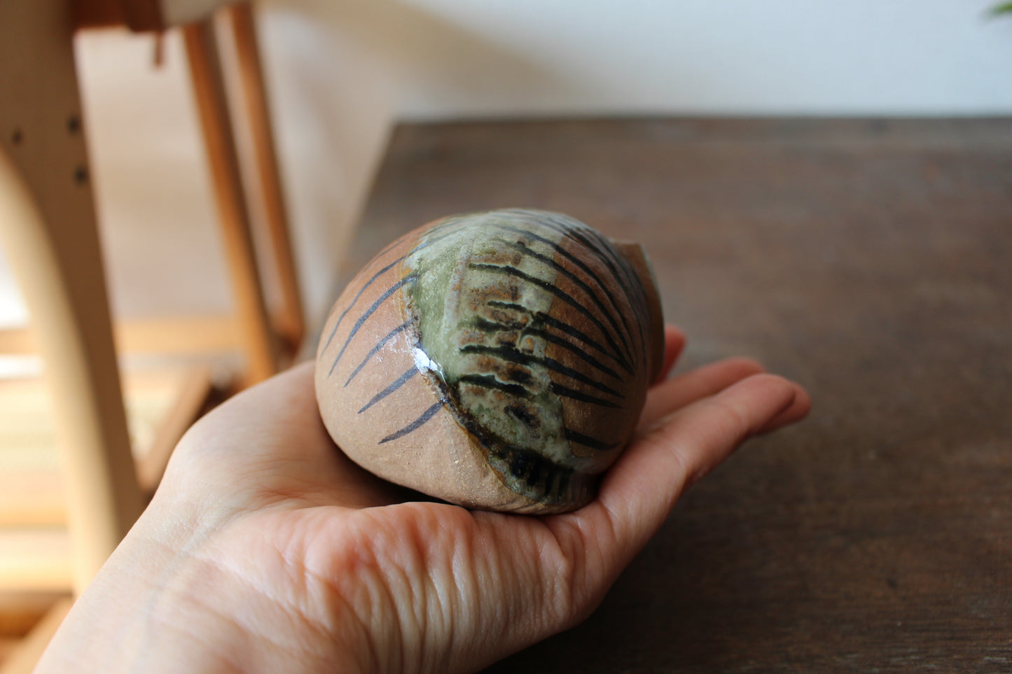 Lisa Larson (リサラーソン) Lilla Zoo katt ネコの置き物　丸まった猫