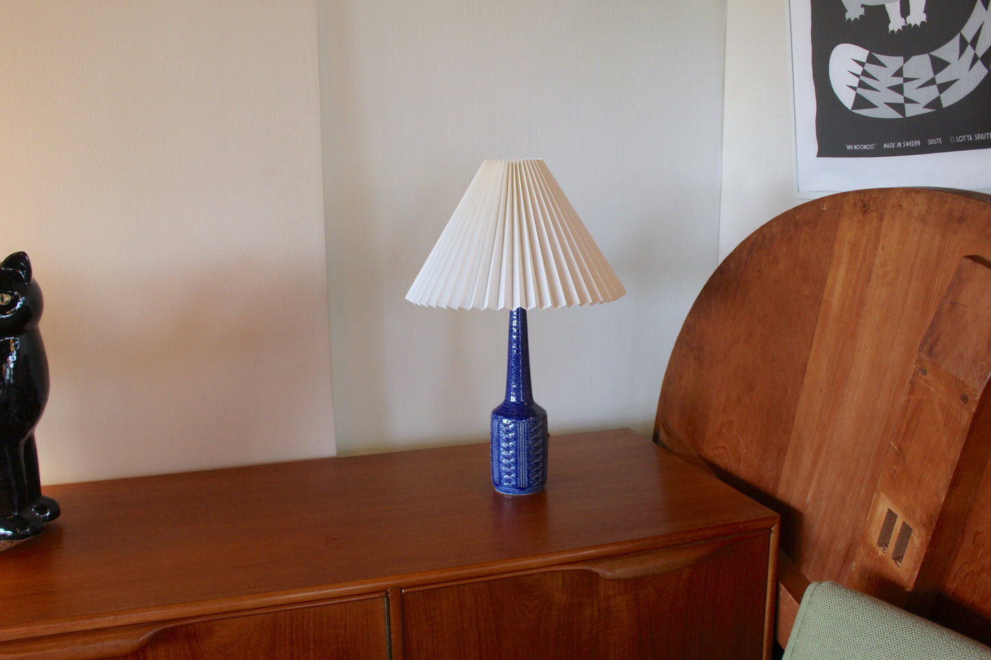 Palshus(パルシュス）ヴィンテージテーブルランプ ブルー