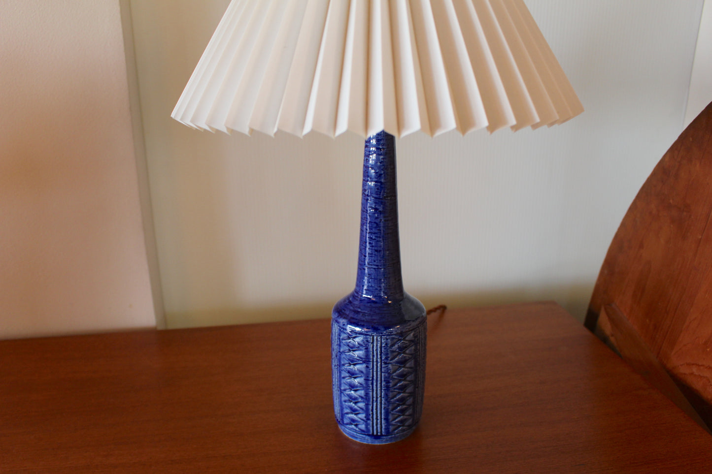 Palshus(パルシュス）ヴィンテージテーブルランプ ブルー